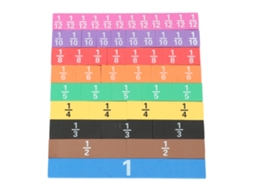 Mali 51 Pcs Blocos Magnéticos de Fração Pisos de Aprendizagem Manipulativos Matemáticos para Crianças