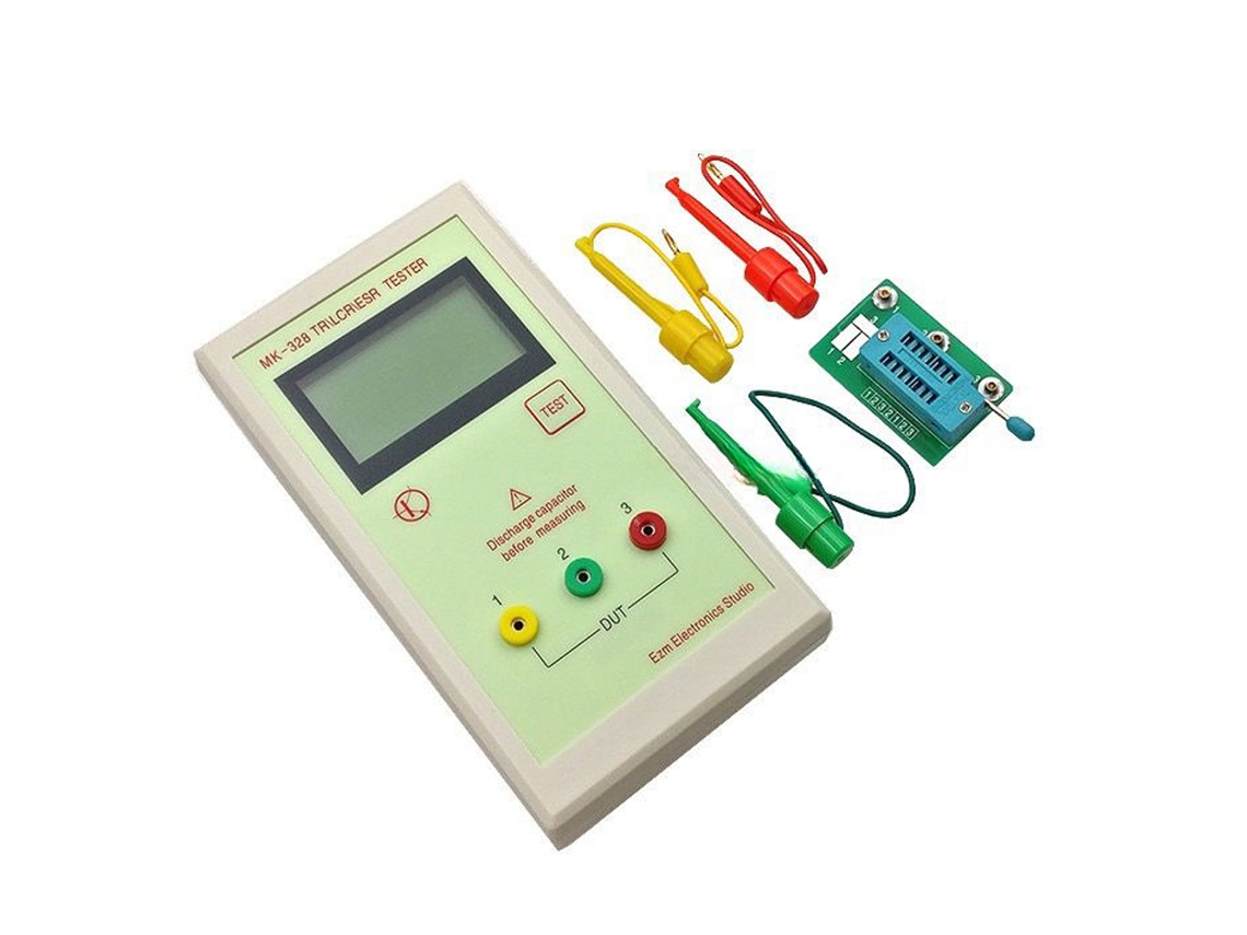 Mk328 Lcd Testador De Capacitância E Transistores