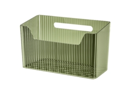 Cesta de armazenamento de alho parede sem furo, cebola, gengibre, organizador de cozinha tamanho médio plástico com S/MARCA