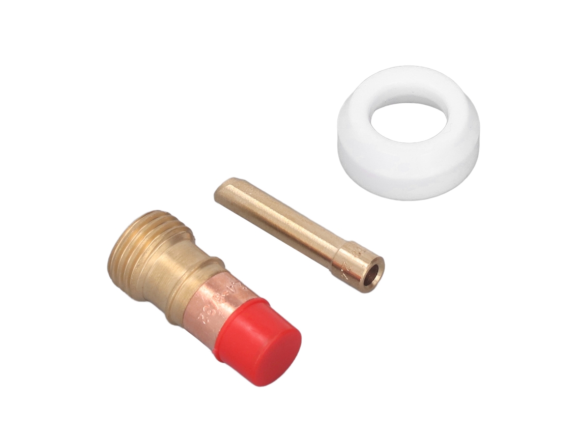Reemplazo De Cubierta Delantera De Ptfe Para Soplete Tig, Kit De Lente De Gas Y Colector Para Pistola De Soldadura Tig Wp17