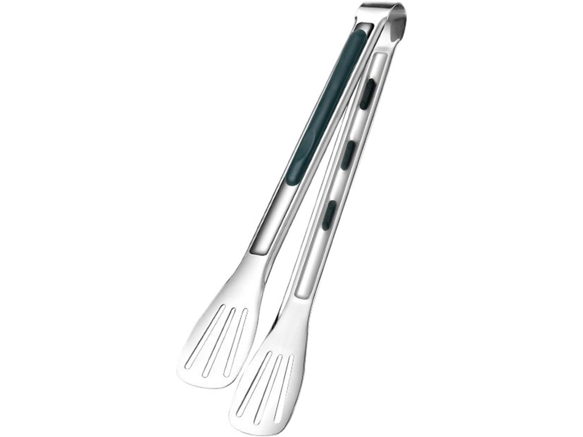 Pinça Para Churrasco Coreana Em Aço Inoxidável, Utensílio De Cozinha Comercial, Com Três Linhas De Silicone 23cm B