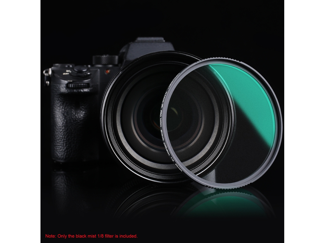 Filtro De Enfoque Suave Black Mist 1/8 Kf Concept 55mm Impermeable Anti-rayas Para Lentes De Cámara