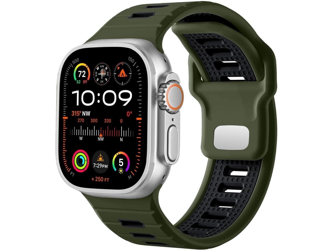 Pulseira de silicone para relógio com 45 42 Mm Design Premium S/MARCA