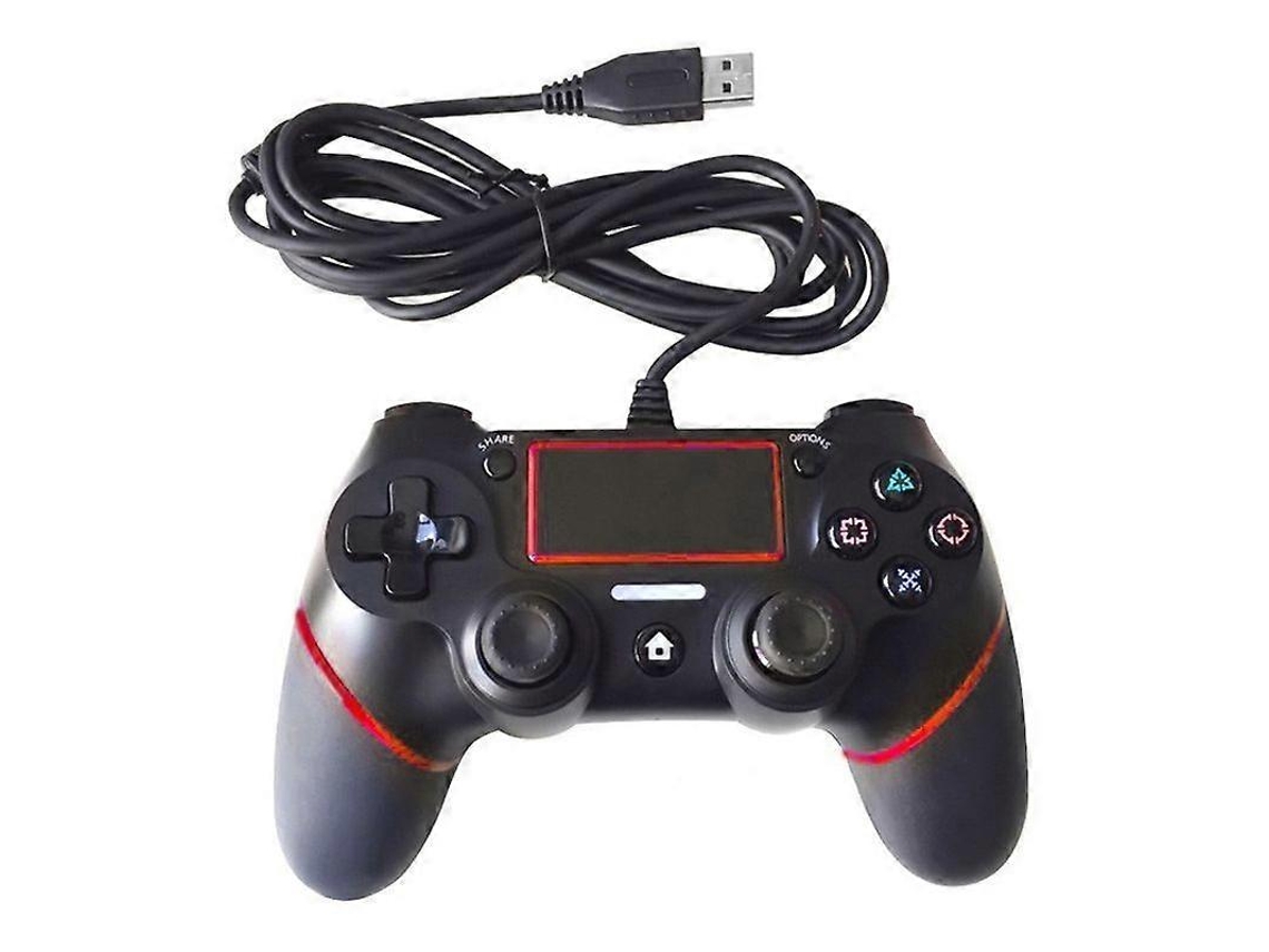Controle De Jogo Com Fio, Compatível Com Playstation Ps4red