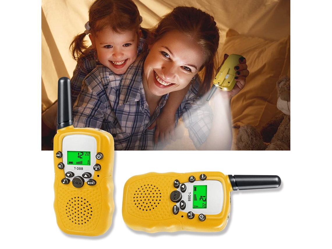 Brinquedos Para Meninos E Meninas De 3 A 12 Anos, Pacote Com 2 Walkie Talkies Para Brilvibera