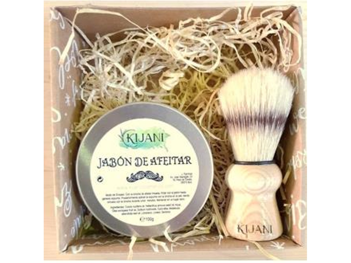 Pacote de escova de sabão de barbear KIJANI