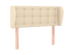 Headboard, Headboards Vidaxl Creme Tecido (103 X 23 X 78/88 Cm)