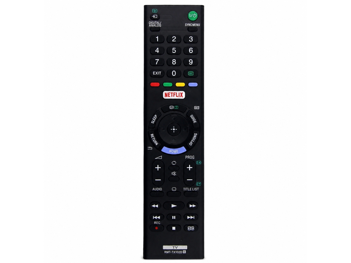 Comando À Distância Para Tv Compatível Com Sony Rmt-tx102d