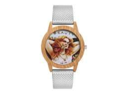 Reloj Unisex Zhoulianfa Lujo Dial Beauty Correa Malla Cuarzo Analógico Plata