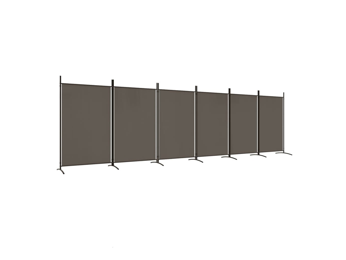 Room Divider, Room Dividers Vidaxl Antracite Tecido (520 X 180 Cm)