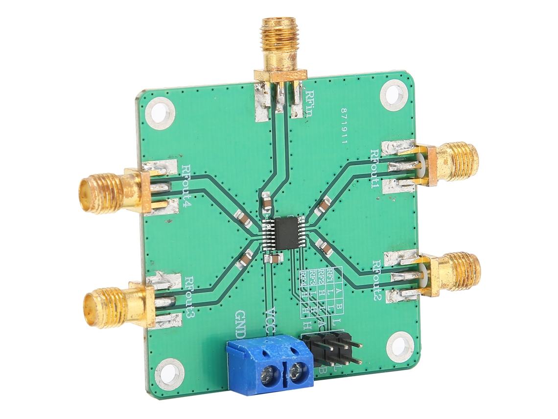 Módulo Chave Sp4t Rf Industrial 5v Dc 10-3500mhz