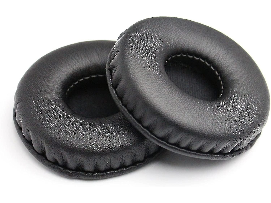 Lurelia Almofadas Fones de Ouvido para Ouvintes, 1 Par, com Couro Proteico e Espuma Viscoelástica, Vermelho, 70 mm, 1 Par