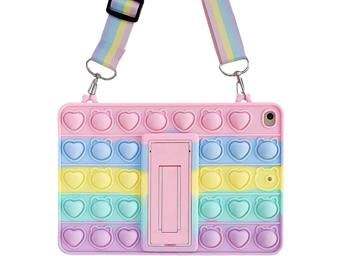 Capa Para Ipad 9ª Geração 2021 10,2 Polegadas, Ipad 7ª E 8ª Geração 2020/2019 Capa Sensorial Bubble Fidget Para Ipad 10.2 Para Aquaforge