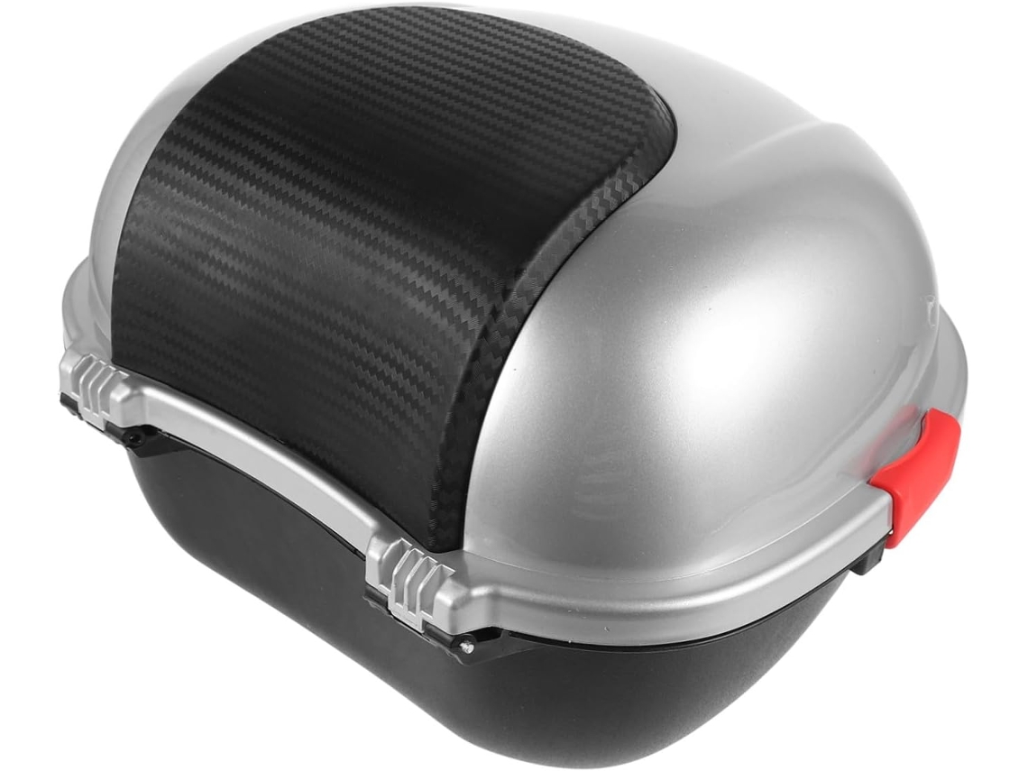 Baú traseiro impermeável em PP para motocicletas e scooters.