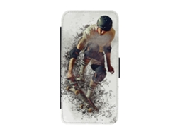 Capa Flip Para Iphone 17 Com Tema De Skate