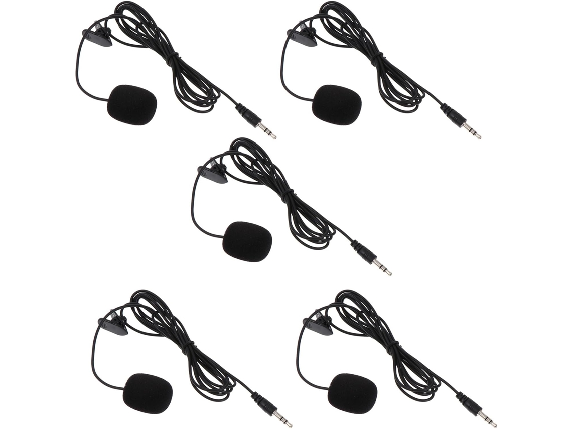 Conjunto De 5 Microfones De Lapela Profissionais Para Celular