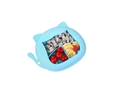 Prato dividido de silicone com ventosa para bebês Marca