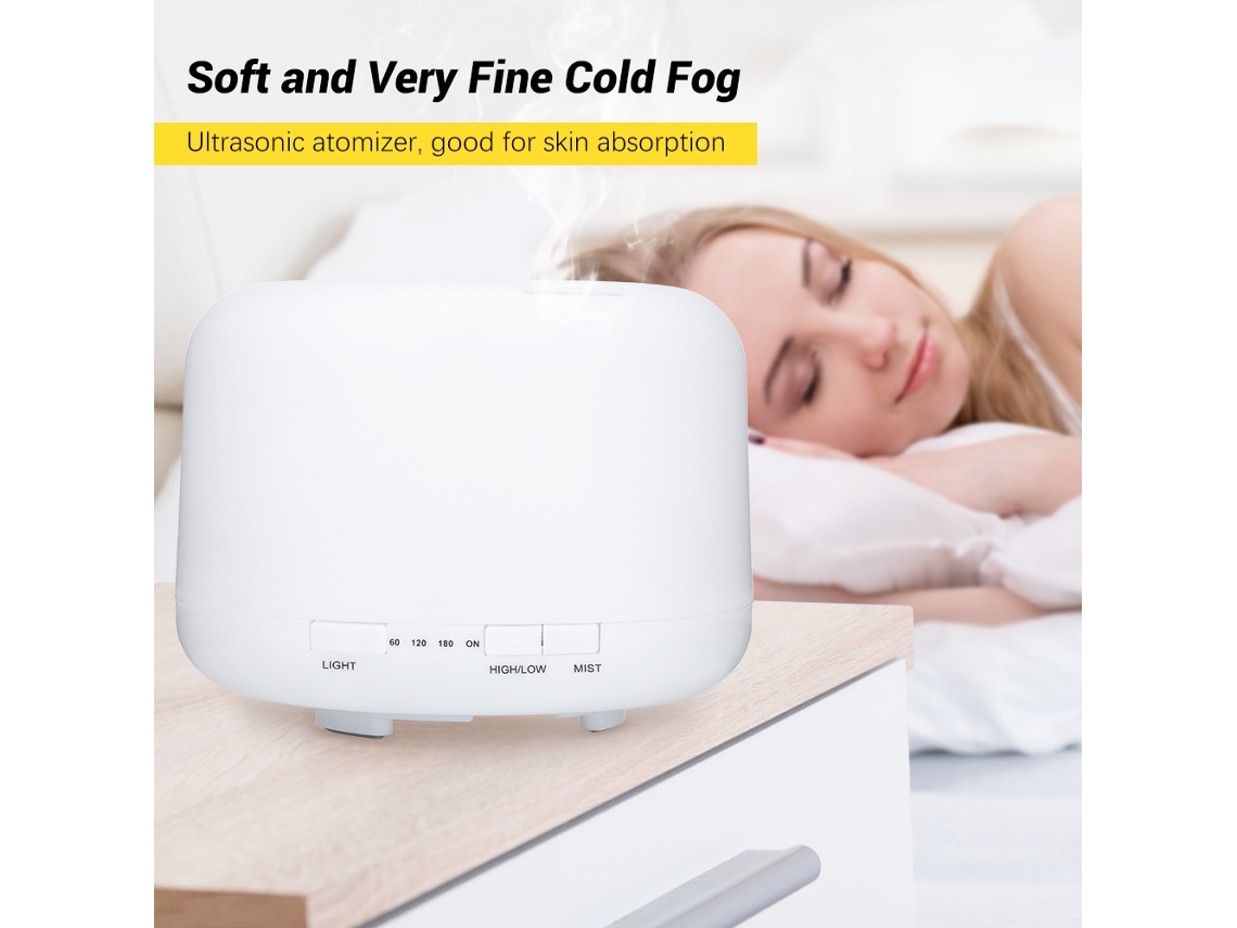 Humidificador 500 ml Elétrico Difusor de Óleo de Aroma USB Pulverizador de Névoa