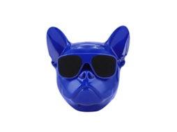 Coluna Estéreo Portátil Sem Fio Bluetooth Bulldog Francês*