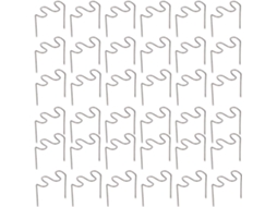 100 Grampos Ondulados De 0,6 Mm Para Reparo De Para-choques, Ferramenta De Soldagem