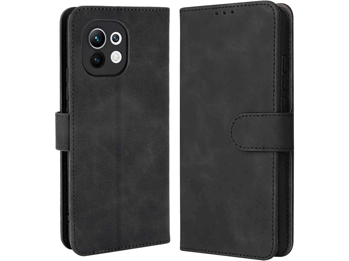Capa Compartimento para Xiaomi 11 HONGWE. Magnética com Porta-Cartões Premium Preto
