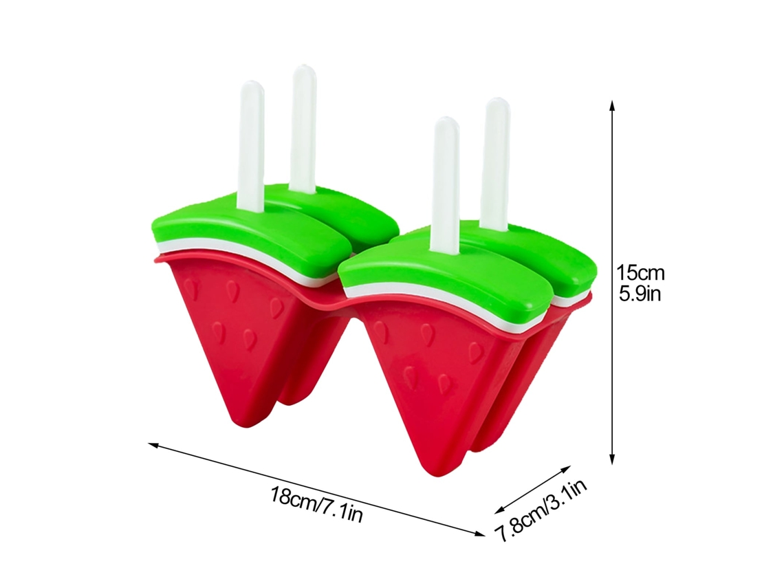 Mold de Paleta de Melancia Pp com 4 Buracos LAXISCREED