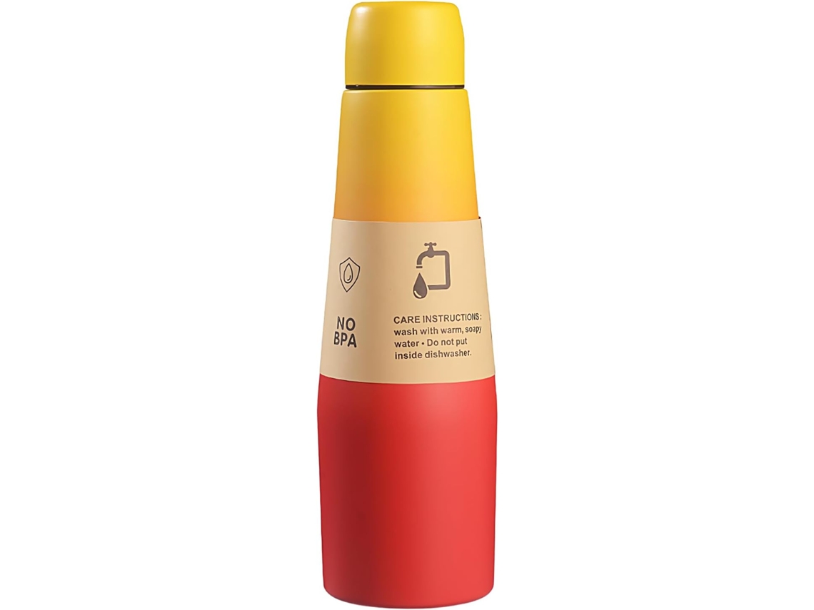 Garrafa De Água Esportiva Com Isolamento Térmico Copo Térmico De Aço Inoxidável De Grande Capacida Gokoco