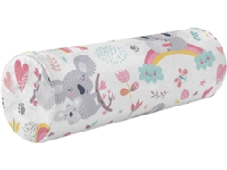 Almofada de Apoio para as Pernas Maca Massagem, Redonda Decorativa Espuma, Cilíndrica, Formato Kawaii Coala