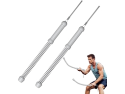 Cordas De Treino Para Ginásio Em Casa Equipamento Fitness Com Barras, Cordas Leves Para Desenvolvimento Muscular E