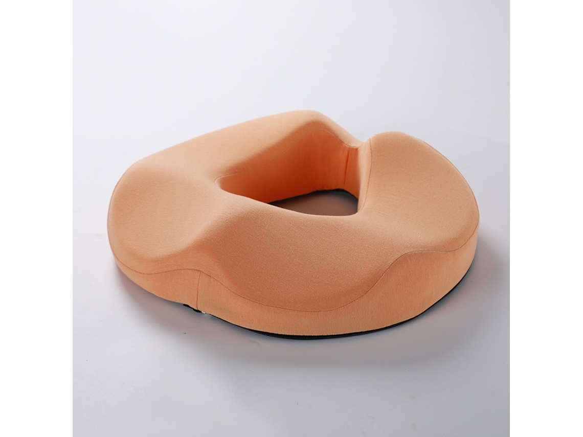 Almofada De Assento Ergonómica Em Espuma Viscoelástica, Laranja Elysve