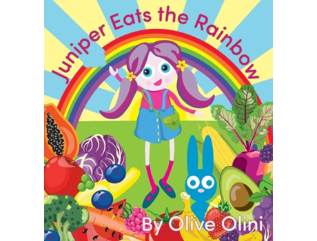 Livro Juniper Eats the Rainbow de Olive Olini (Inglês)