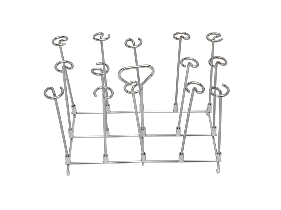 Suporte de espeto vertical de aço inox resistente à ferrugem para cozinha de frango e carne LAXISCREED