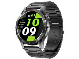 Relógio Inteligente H9 com Pulseira de Aço de 1,43" e ECG, Suporta Chamadas Bluetooth e Assistente de Voz Inteligente. Ly Ebike