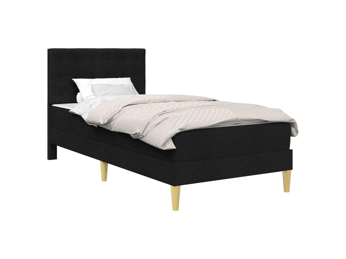Estrutura de Cama com Colchão MAISON EXCLUSIVE Preto 100 X 200 cm