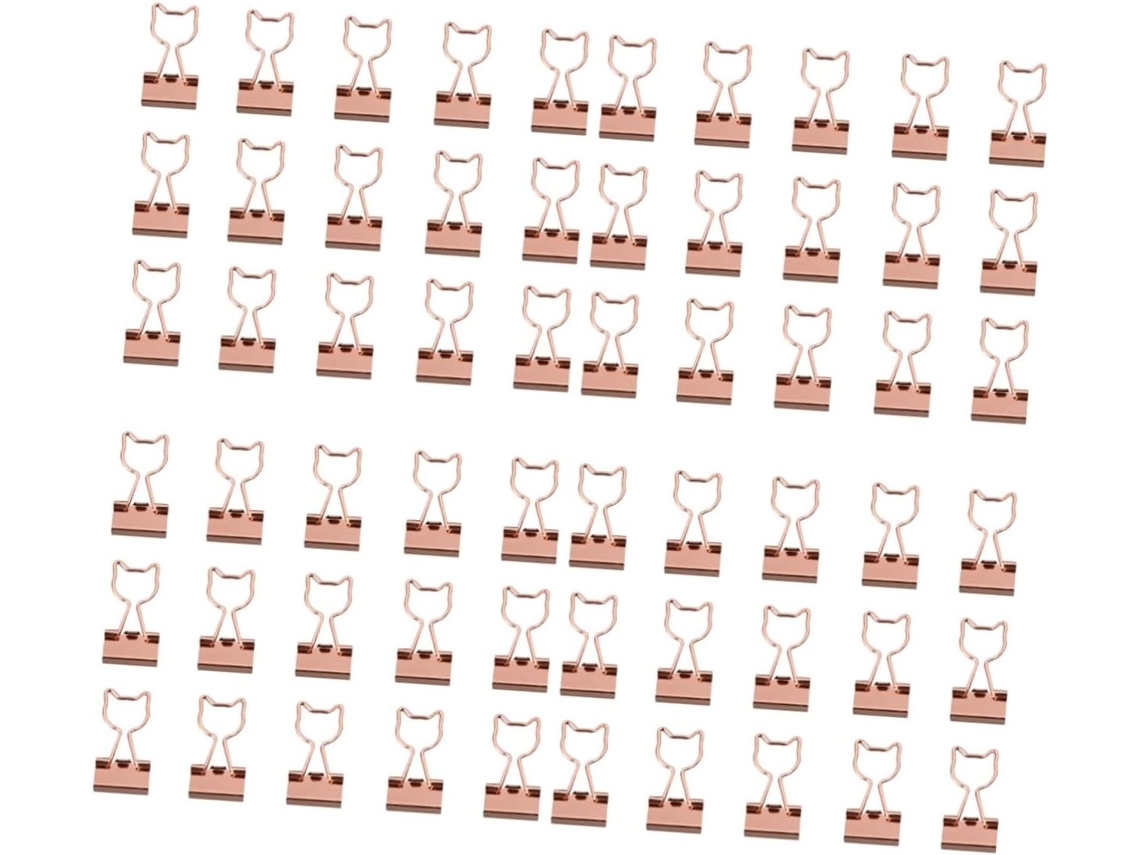 Shineofi Conjunto De 60-clipes Decorativos Documentos, Clipes Multifuncionais Escritório, Design De Gato