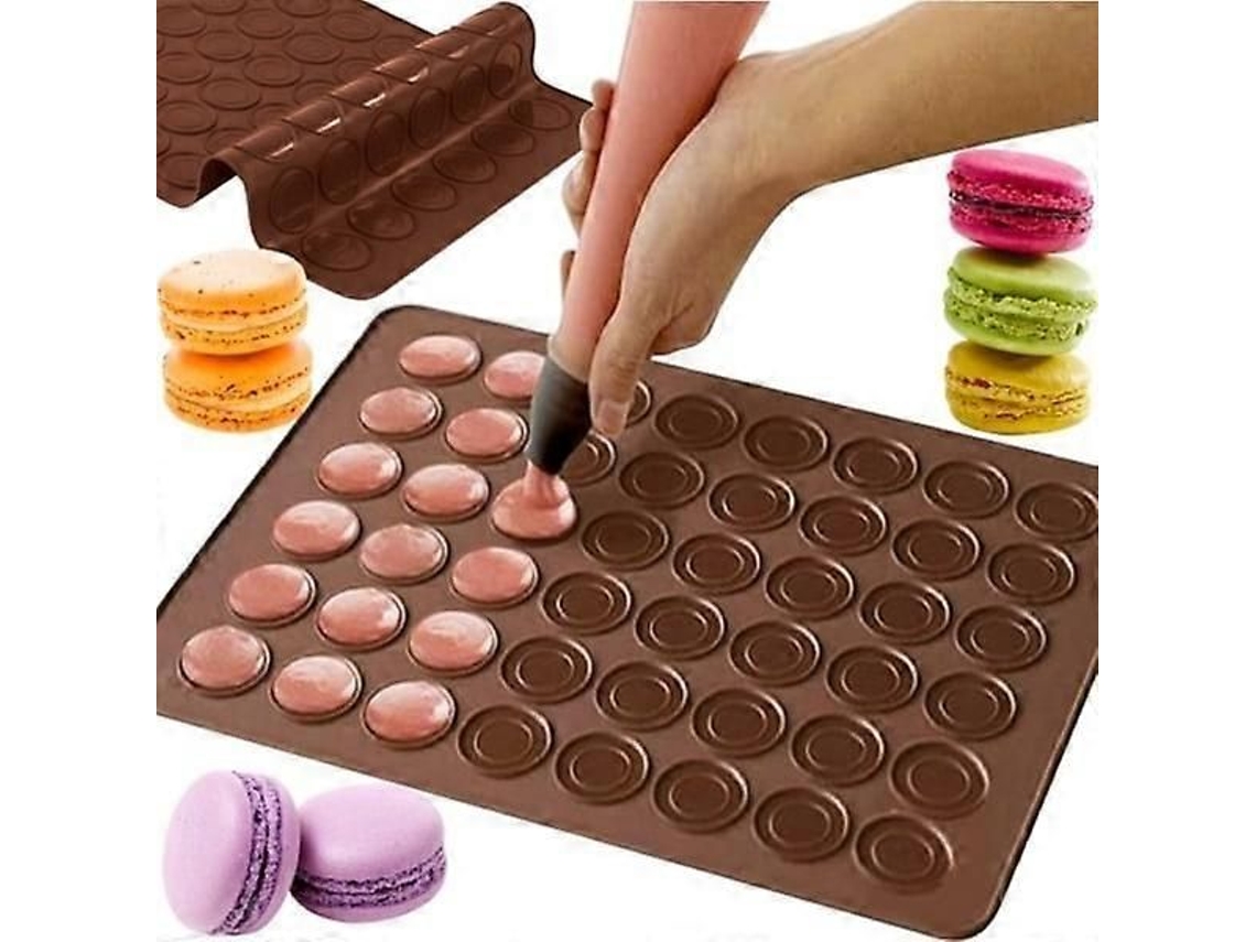 Molde De Silicone Para Macarons - 48 Cavidades