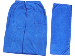 Roupão Masculino de Microfibra, Toalha Praia Absorvente, Leve com Bolso, Secagem Rápida, para Sauna CHABERLU