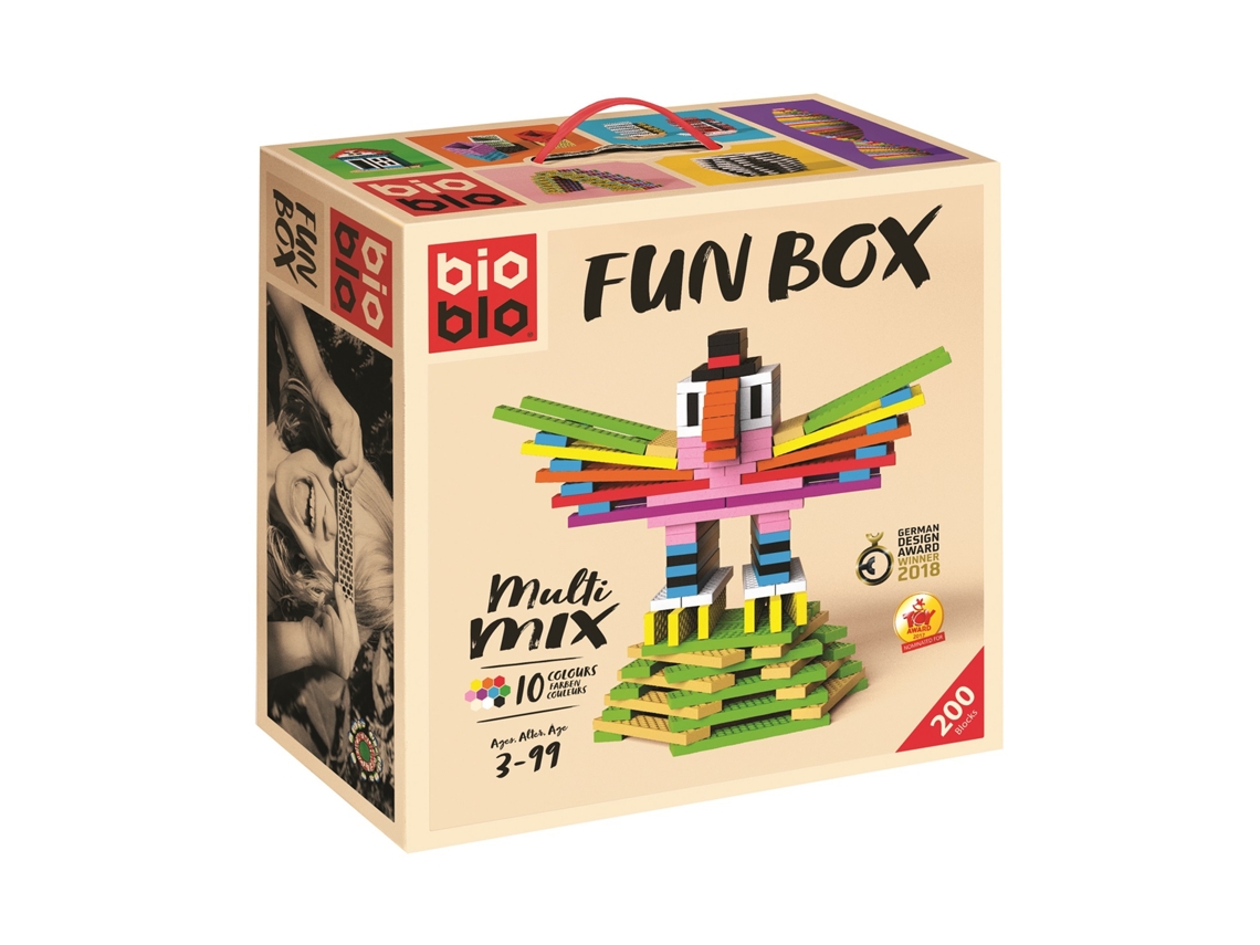 Bioblo Fun Box 200 Blocks (Idade Mínima: 3 anos)