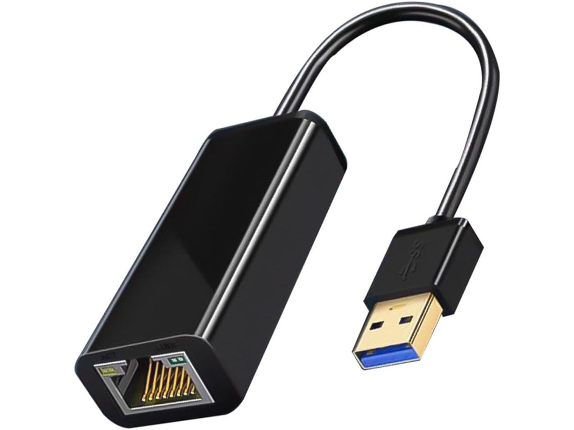 Placa Rede Usb Gigabit Ethernet Lan Mbps Para Porta Computador/laptop