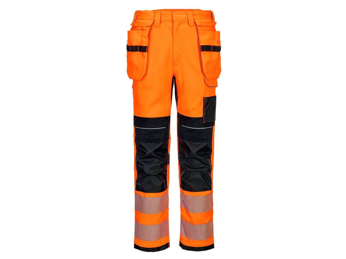 Calça Coldre Pw3 Fr Modaflame Hvo - Alta Visibilidade Laranja Preto / 38