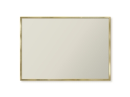 Magnetic Board Beige Pink For The Living Room Espelharte (100x70 Cm)