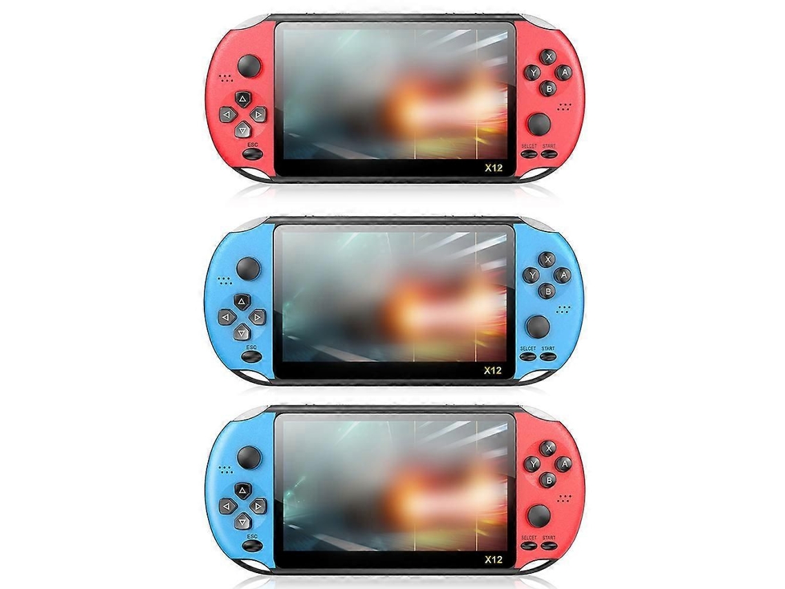 X12 Portátil do Console de Jogos Vídeo 5,1 Polegadas, Construído em 10000 Jogos, Nostálgico Jogo Arcade com Manche GOKOCO