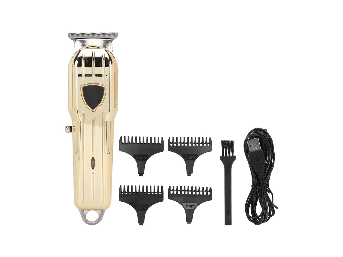Máquina de Cortar Cabelo Profissional 2026 com Cabo Ergonômico, Design Aerodinâmico e Conexão USB para Casa e Sala de Estar