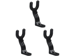 Conjunto De 3 Suportes Para Capacete De Motocicleta Com 1/2/3/4/5 Ganchos, Versáteis Para Armários De Cozinha