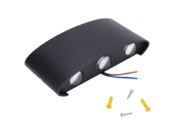 Lâmpada de Parede Led Moderna 6w Branco Frio Arco S/MARCA