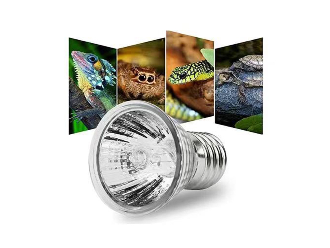 Pack De 2 Lâmpadas De Aquecimento De 25w Para Répteis – Base E27, Uva E Calor