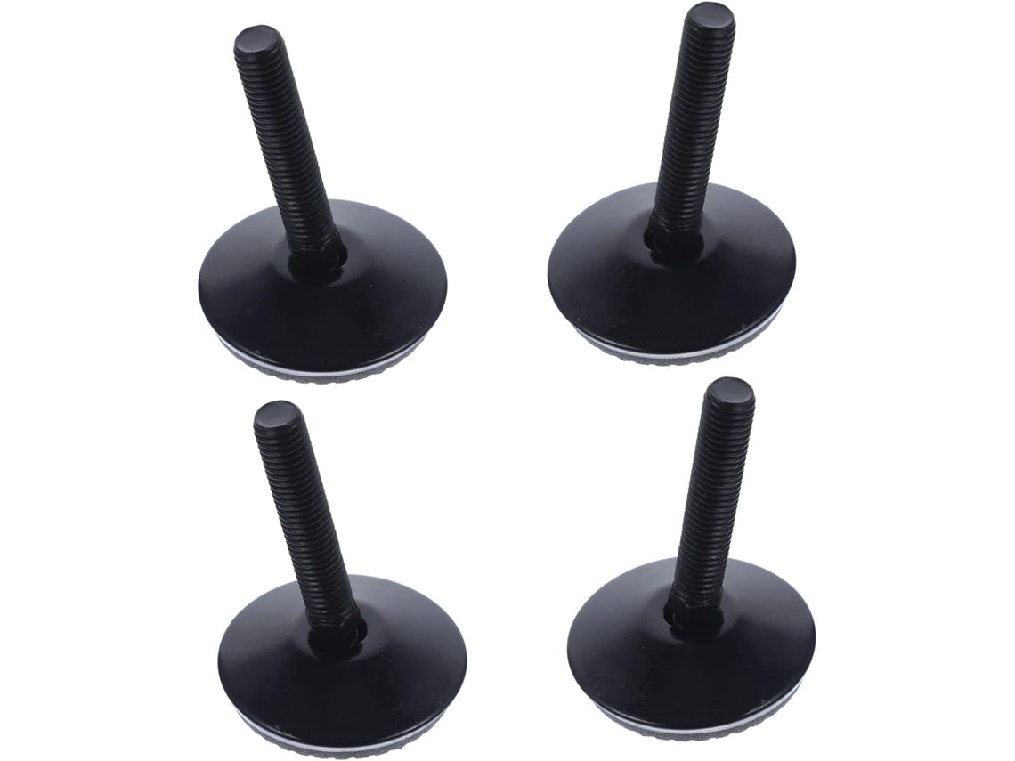 Tehaux Conjunto De 4 Pés Niveladores Ajustáveis Para Móveis E Armários Com Parafuso Nivelamento Giratório