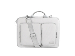 Bolsa Para Portátil Czhhmart Com Alça De Ombro, Compatível Com Notebooks De 13 E 14 Polegadas Cinza Claro