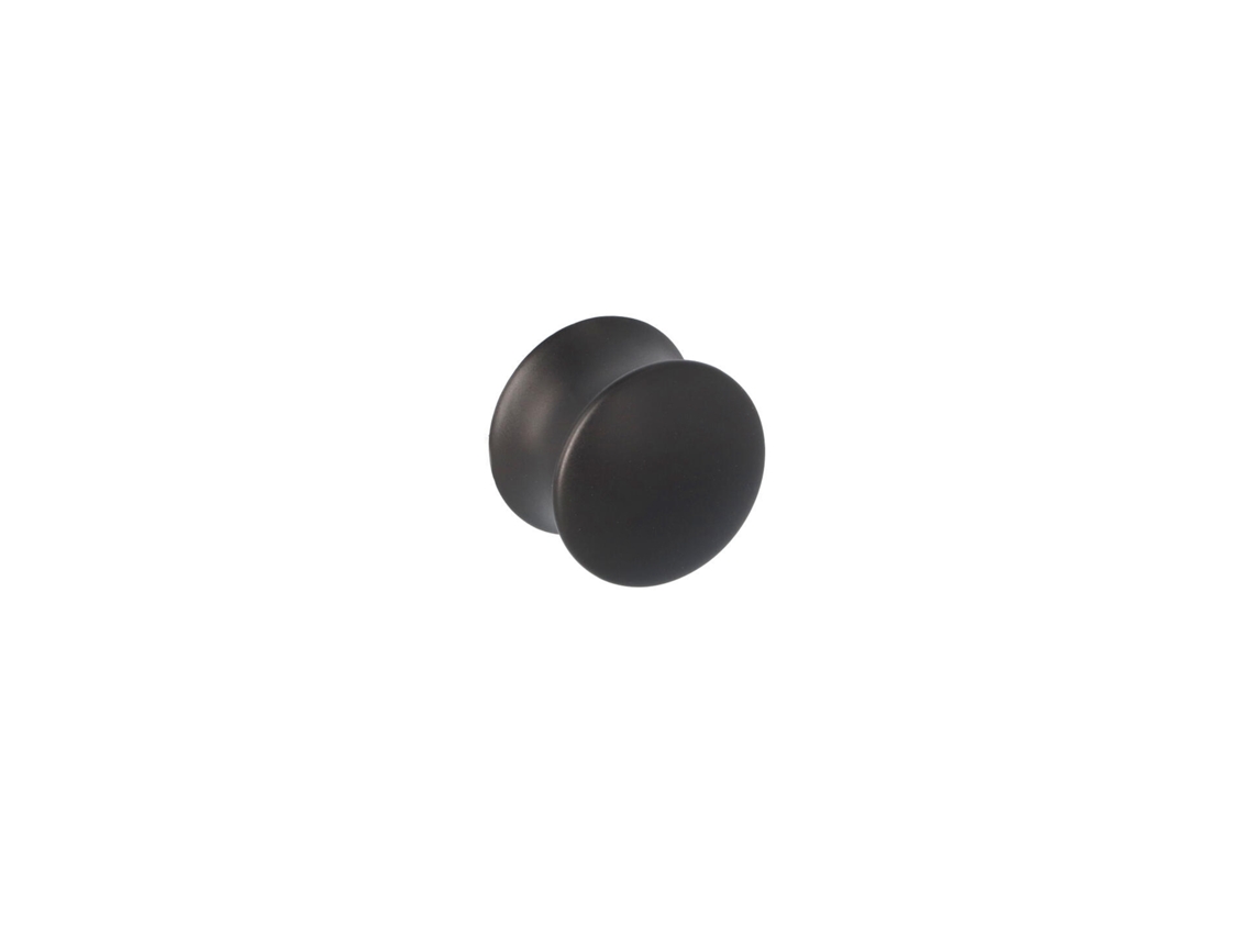 Puxador para Móvel 30mm Zamac Verniz Preto Mate Conjunto de 25 HARDWAREXCHANGE