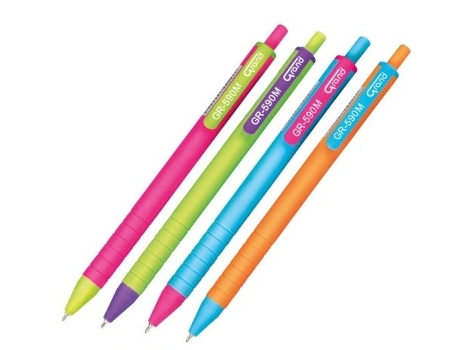 Caneta esferográfica elegante Grand Gr 590m, azul